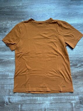 Life Is Good Men's Short Sleeve Crew Tee in Rust